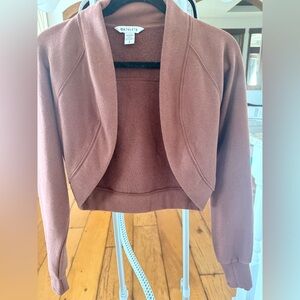 Athleta Retroplush Shrug: Brown